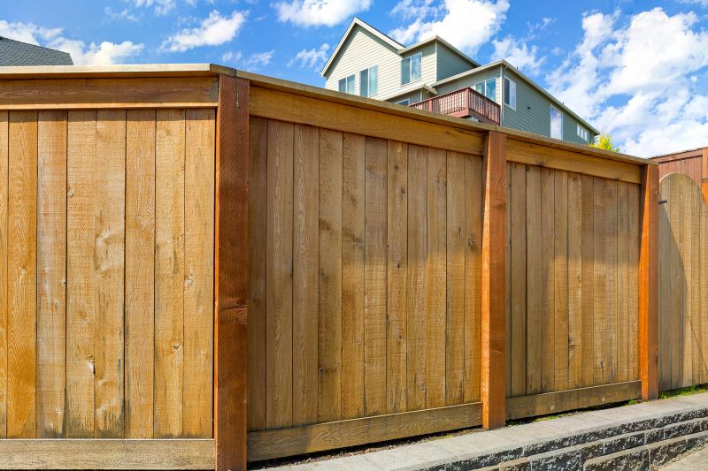 Finished Wooden Fence